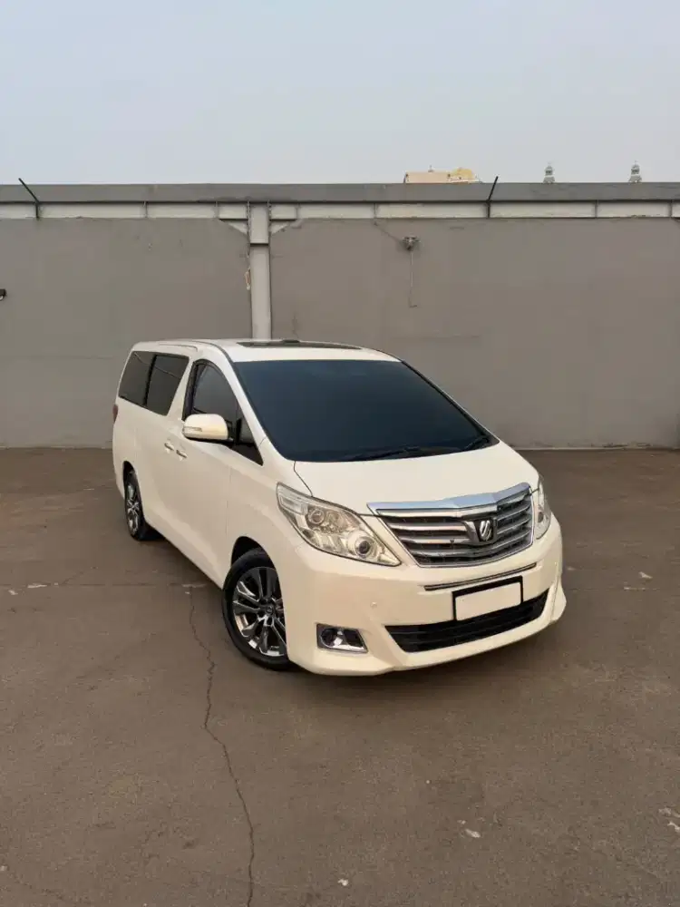 Toyota Alphard G atpm Nik 2012