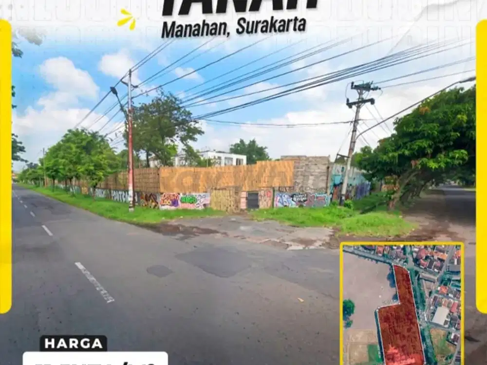Dijual Tanah Tengah kota Solo