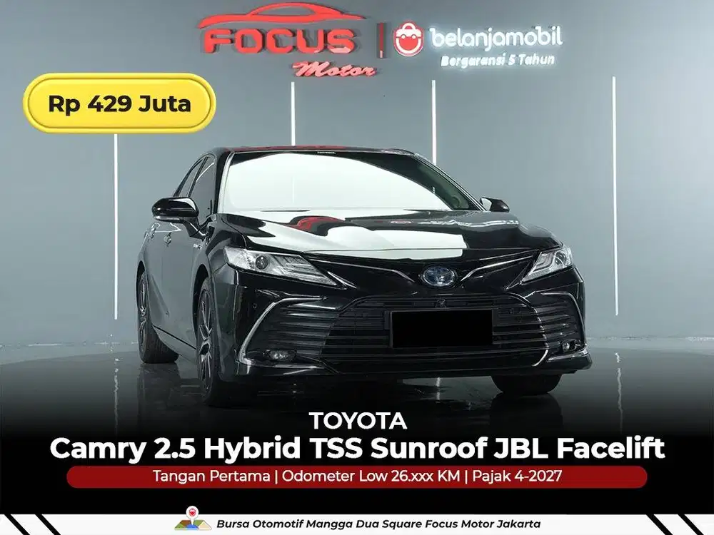 [ GARANSI 5THN LOW KM ] Toyota Camry 2.5 Hybrid TSS JBL 2020/2021/2022