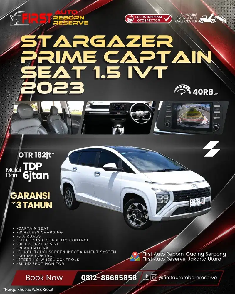(TDP6jtan) Stargazer Prime Captain Seat 1.5 IVT 2023