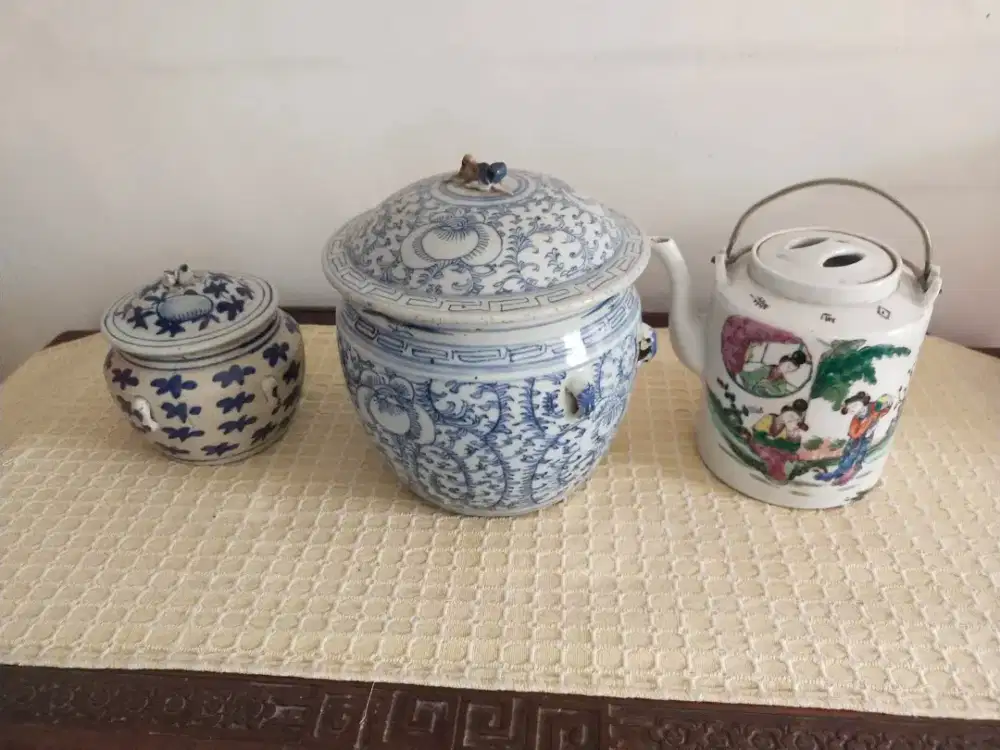 Guci & tea pot antik