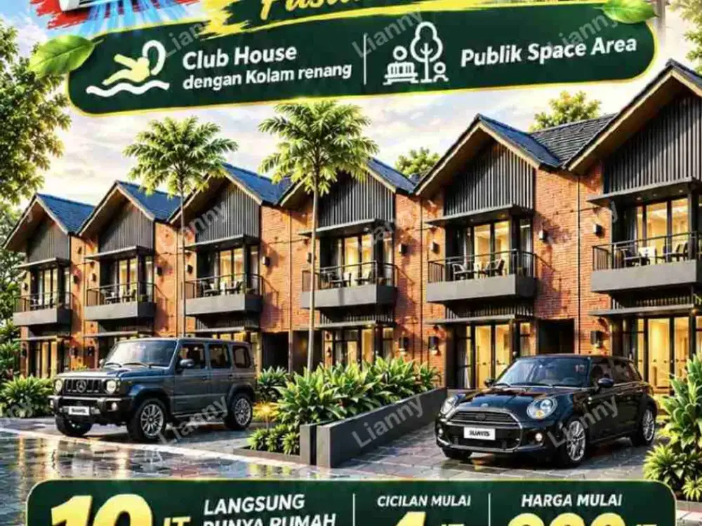 punya rumah dijakarta timur cukup 10juta dan byk free nya