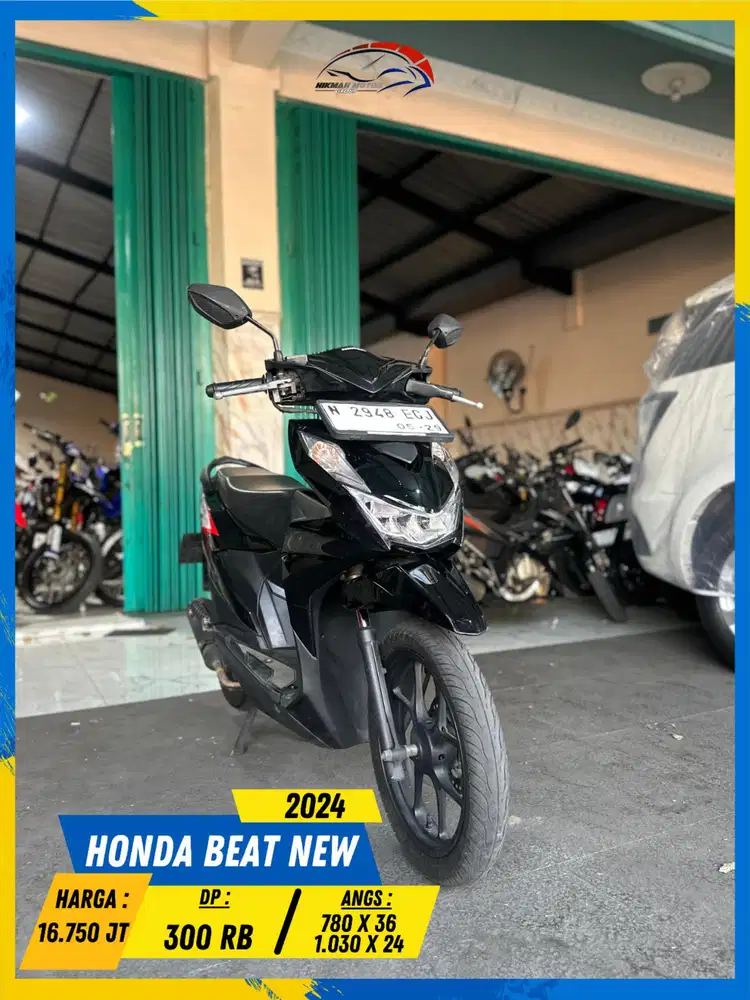 HONDA BEAT NEW 2024 NEGO SAMPE DEAL MASZEHH HIKMAH MOTOR KEPUH MALANG