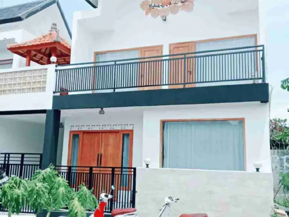 Jual Rumah 2lt Semi Furnished Lokasi Jl Tukad Pakerisan, Panjer denpasar selatan area Hunian strategis