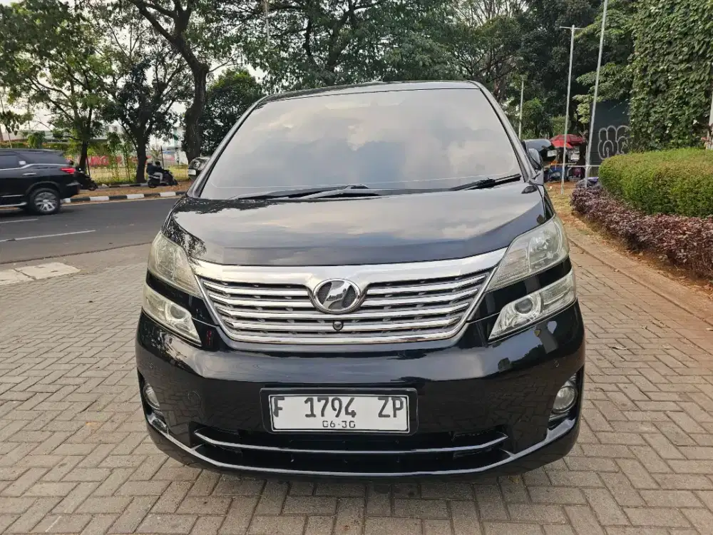 Vellfire 2.4 ZG premium sound camera 360 type tinggi