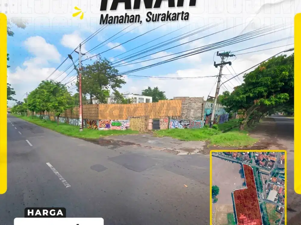 Dijual Tanah Tengah Kota Solo Cocok Untuk Hotel Atau Ruang Usaha