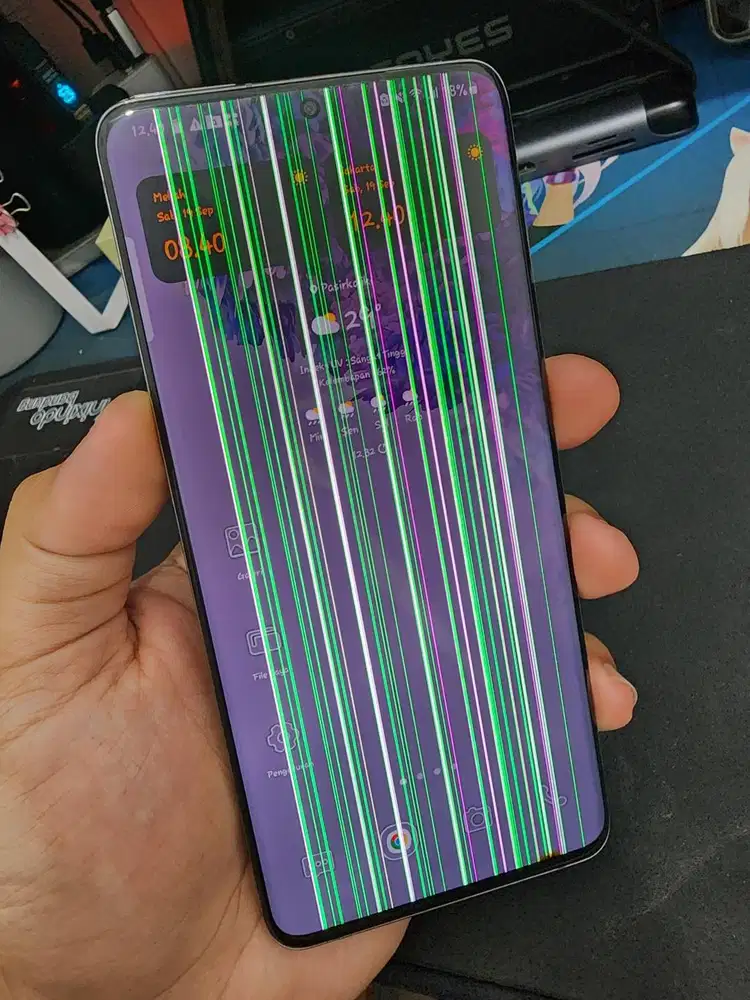 Samsung S20+ SM-G986B 12/128 GB 5G Minus Layar Garis Banyak Unit Only