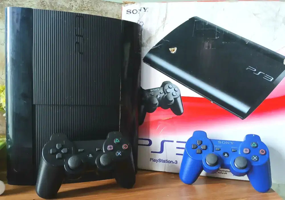 Ps3 super slim 500 gb banyak games