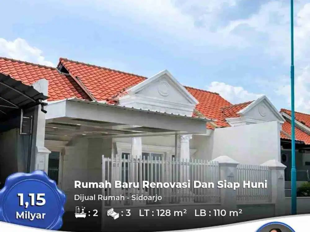 Dijual Rumah Baru Renovasi dan siap huni Puri Surya Jaya