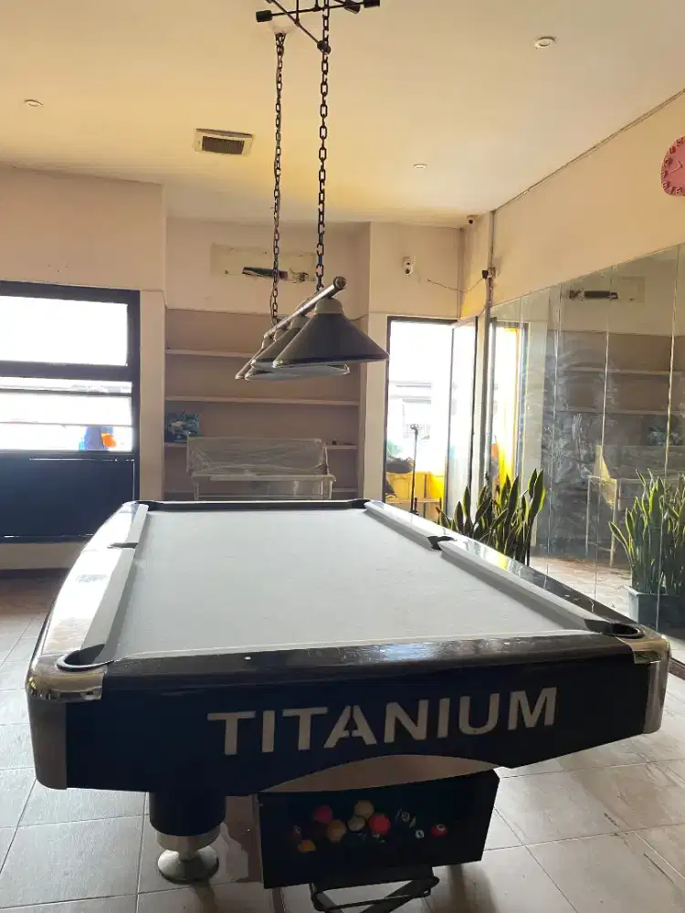 Meja Billiard 9 Feet TITANIUM
