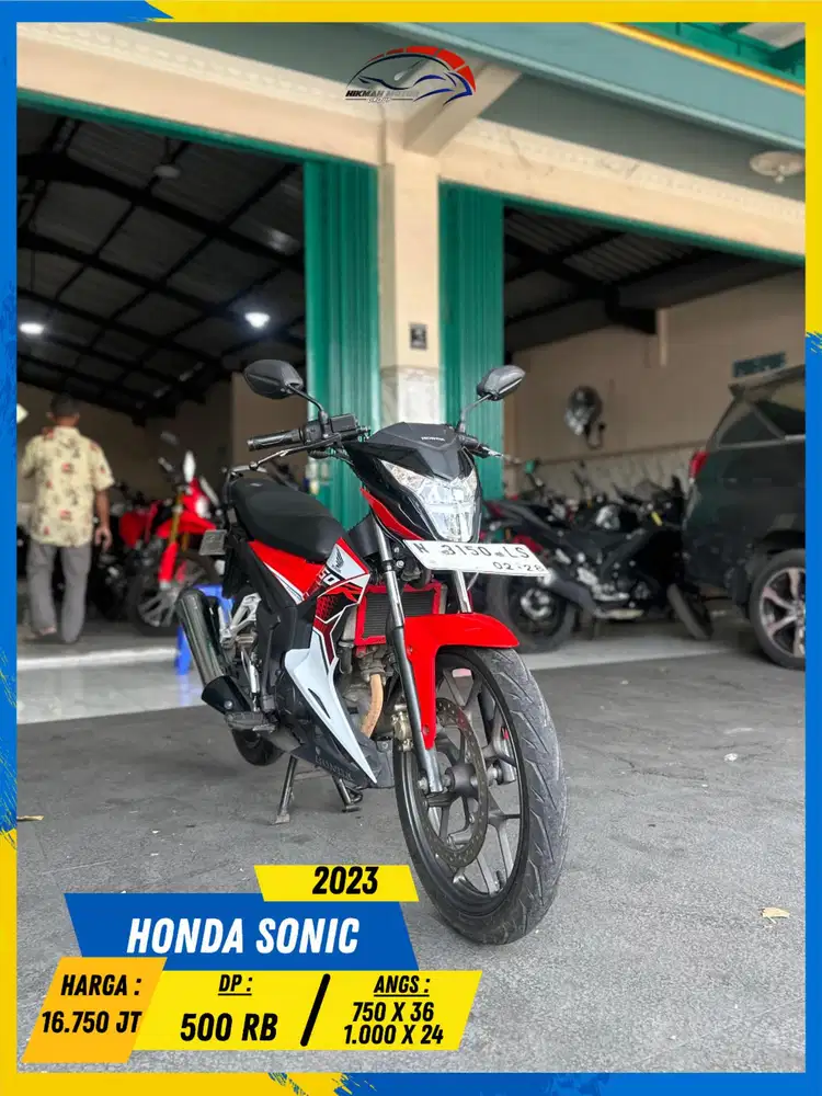 HONDA SONIC 2023 BEKAS CIAMIK MASZEEHH HIKMAH MOTOR KEPUH MALANG