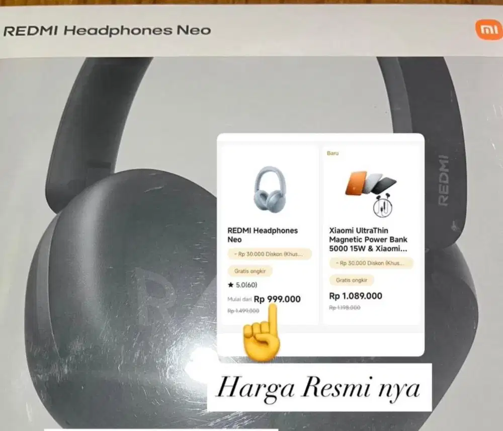 Readmi Headphone Neo ( Newz / Baru )