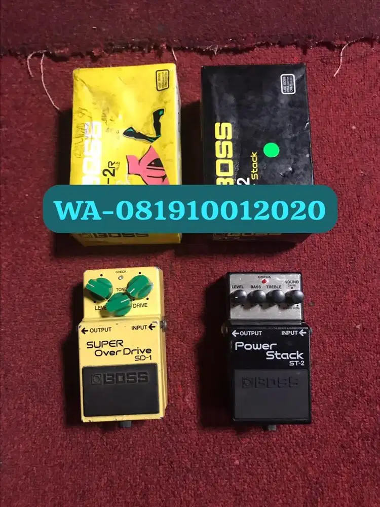 Boss power stack & overdrive mode ts9