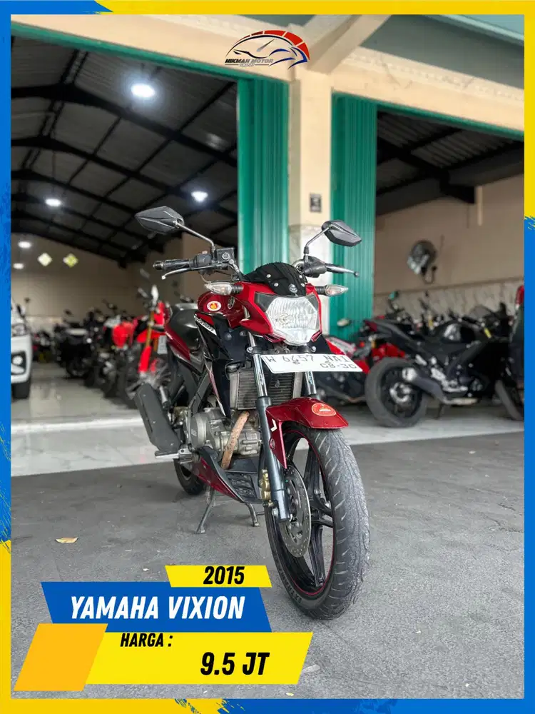 YAMAHA VIXION 2015 PLAT W MONGGO READY HIKMAH MOTOR KEPUH MALANG