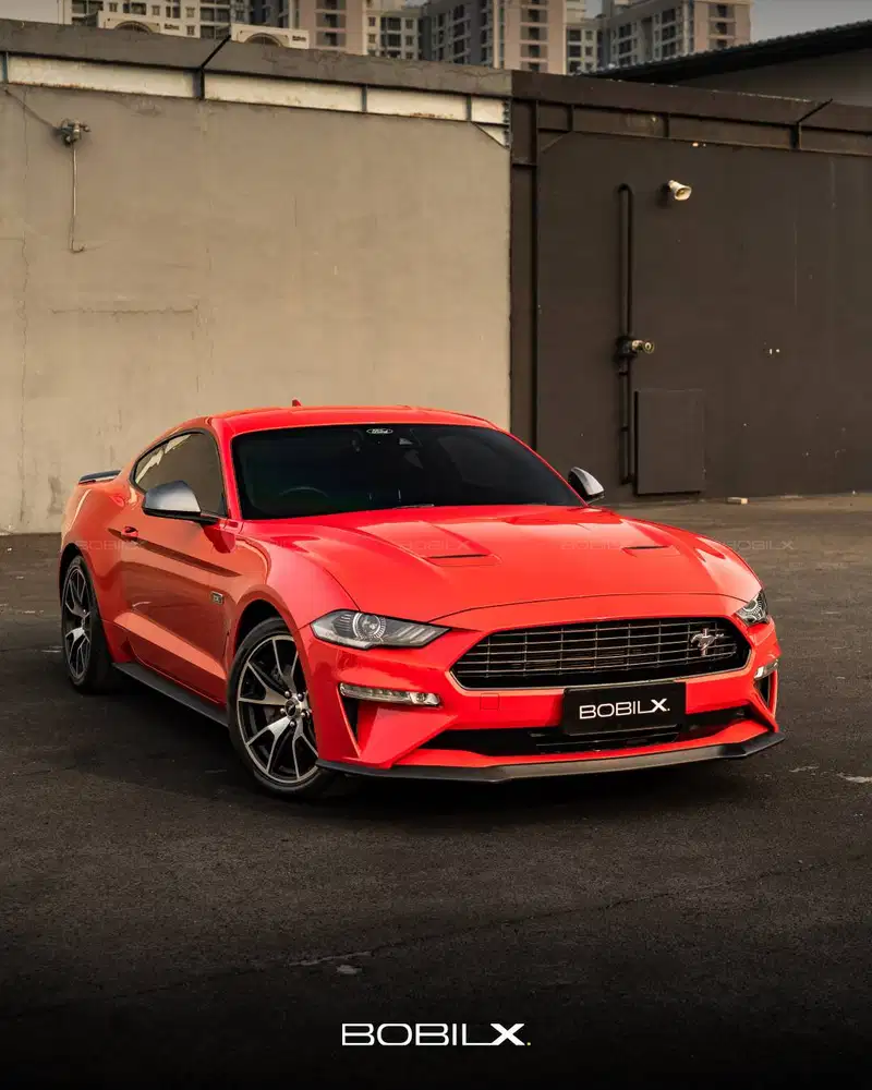 NIK 2021 Ford Mustang 2.3 EcoBoost Red on Black