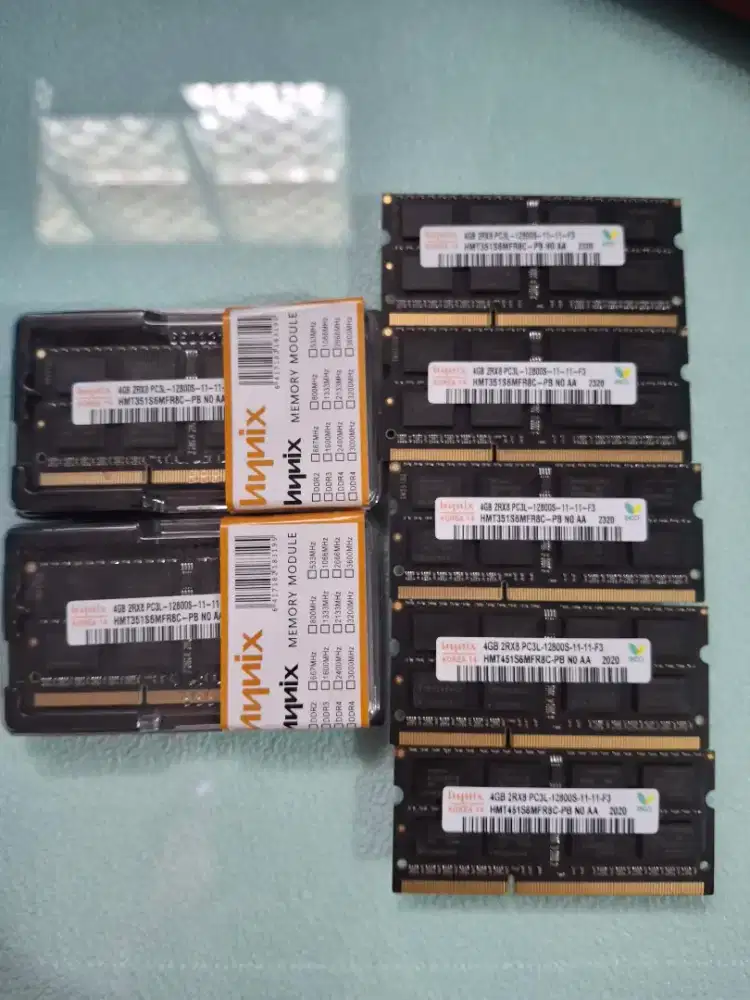 Memory Ram Laptop Hynix 4GB DDR3L 12800 Borong Ada 7pcs Normal Murah