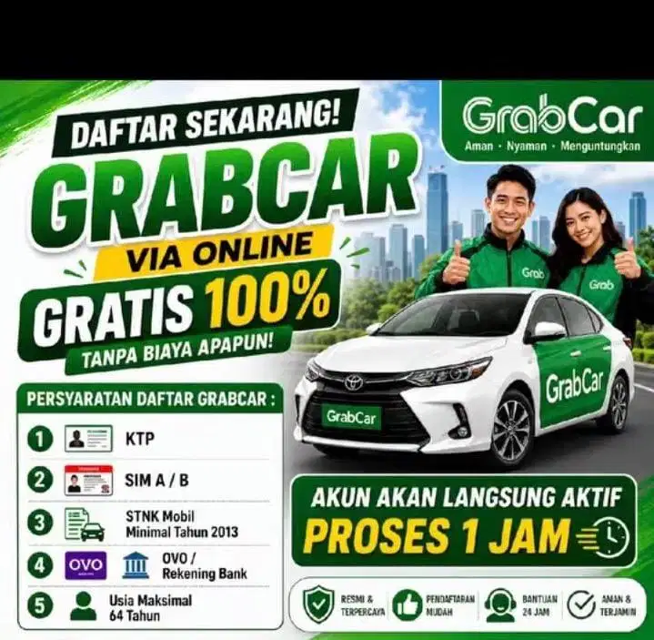 Loker Driver dengan komisi yang menarik