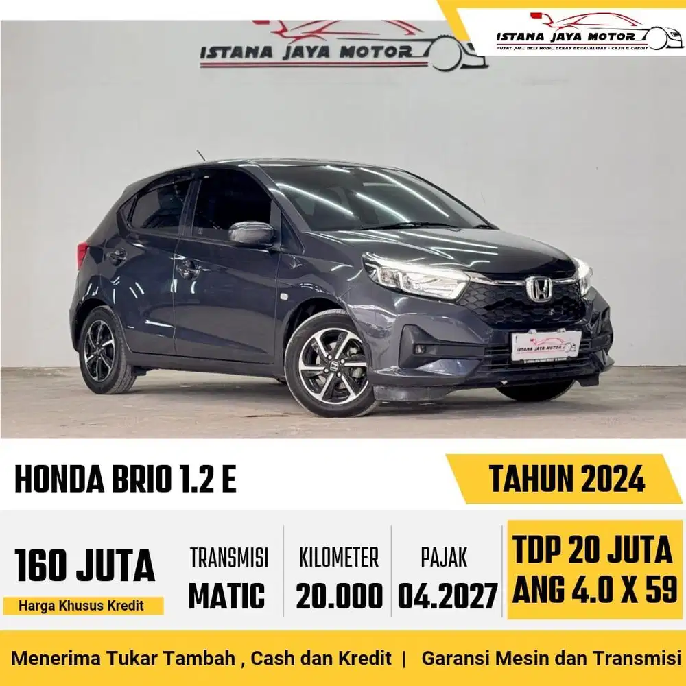 [KM 20RB] Honda BR-V E 1.2 Automatic Facelift NIK 2024