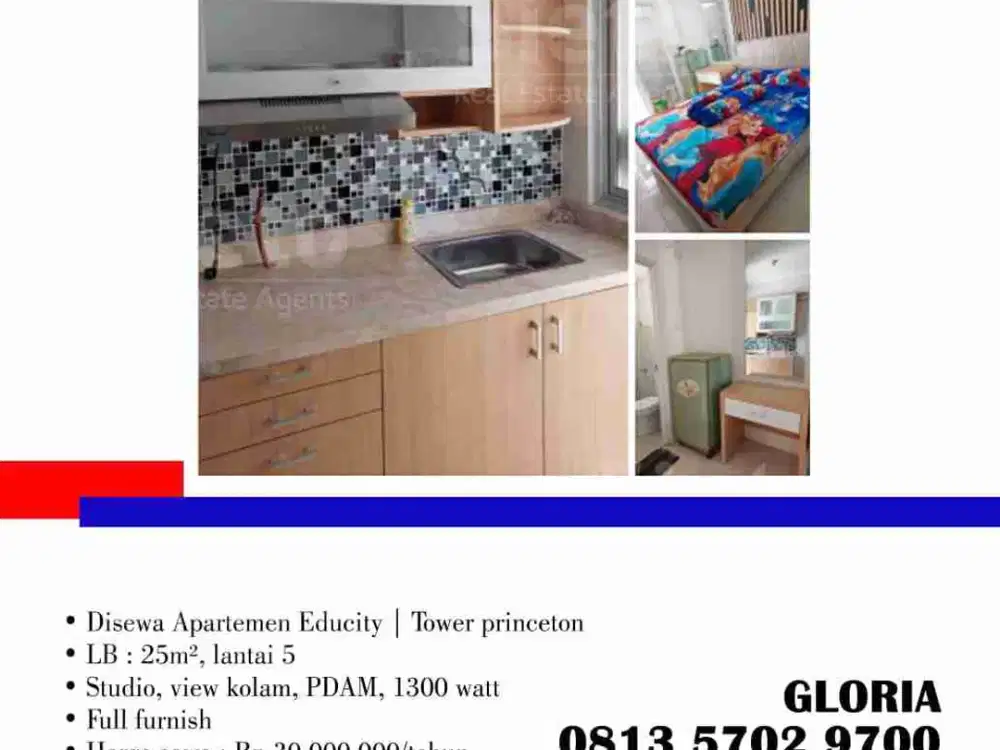 disewa apartemen educity