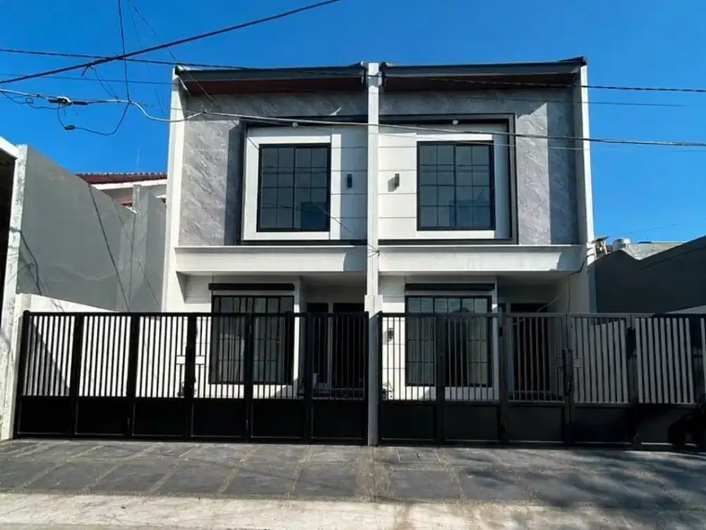 Rumah Wisma Mukti New Minimalis Row 3 mobil Carport 2