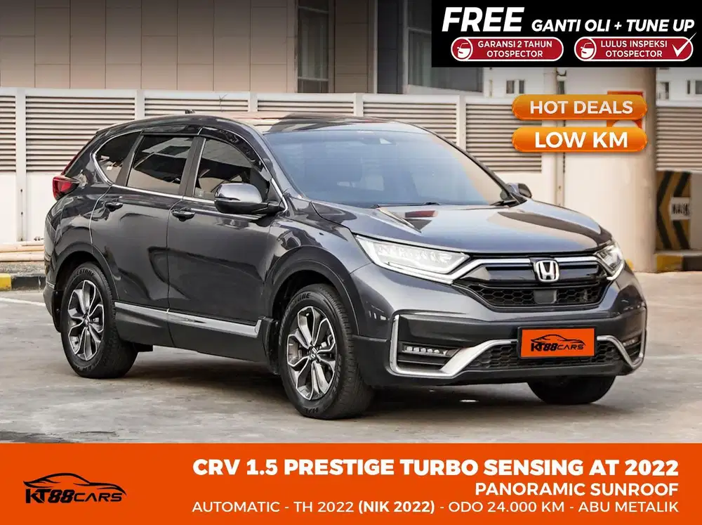 KM LOWWW!! Honda CRV Prestige Turbo Sensing THN 2022