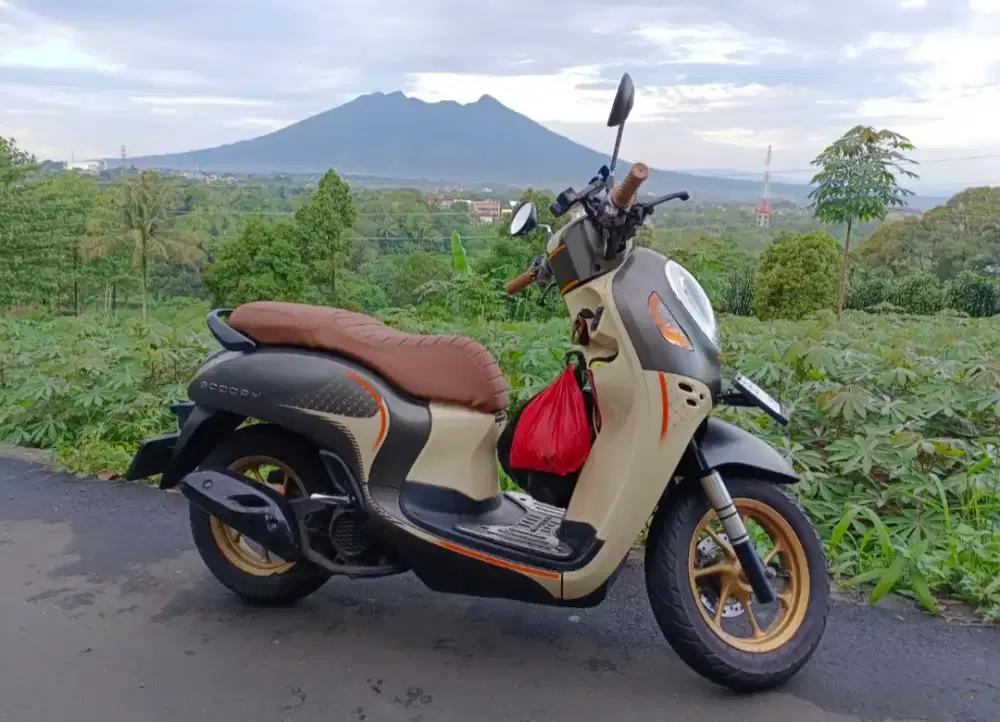 Honda scoopy 2024,  plat F cibinong, pajak on Mei 2027, km 13rb,