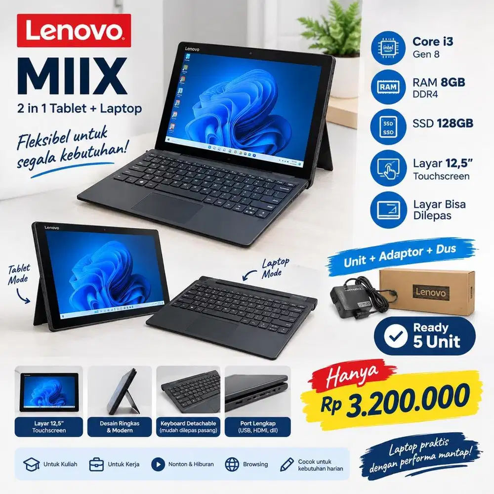 Laptop lenovo miix