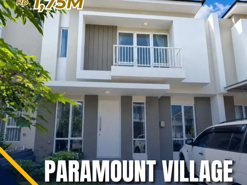 Rumah Semi Furnish 2 Lantai Paramount Village