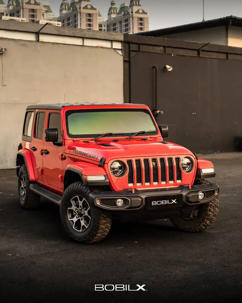 NIK 2021 Jeep Wrangler Rubicon 2.0L Firecracker Red on Black
