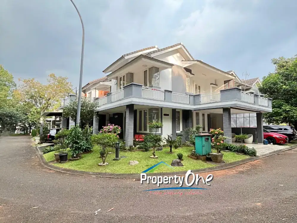 Jual Rumah Hook Luas 2 Lantai di Neo Catalonia, Carport/Garasi Muat 3 Mobil, Dekat Akses ke Pasar Modern BSD, KRL Rawa Buntu & Akses Pintu Tol