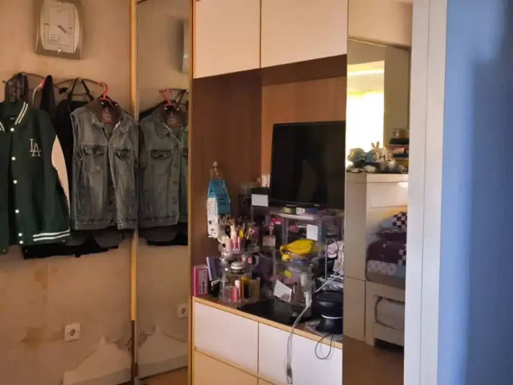Apartemen Green Lake Sunter 2BR furnish interior, lantai rendah, sertifikat bs KPA