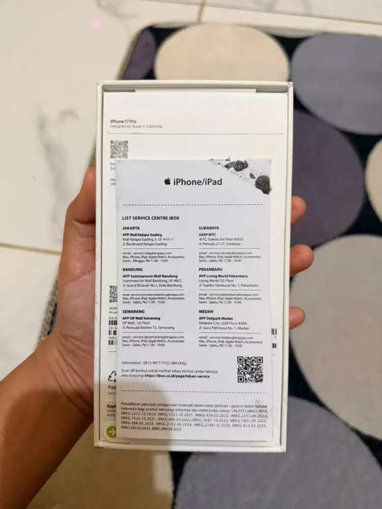 Iphone 17 pro silver 256 GB