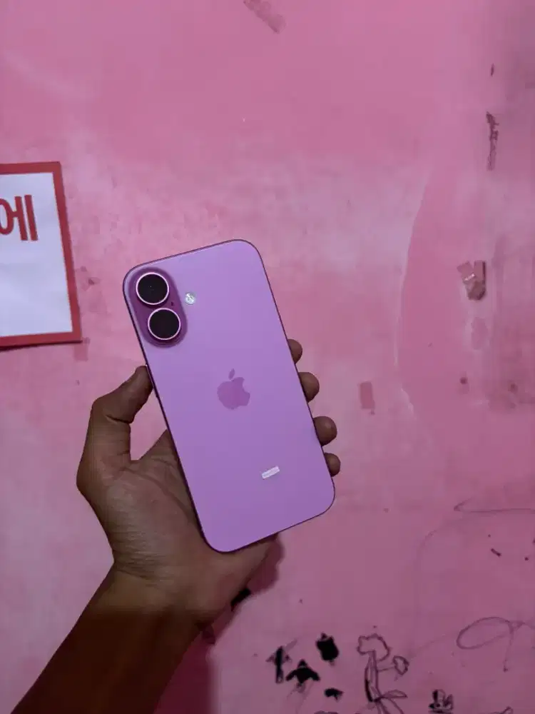 Iphone 16 128 ibox pink garansi 2027