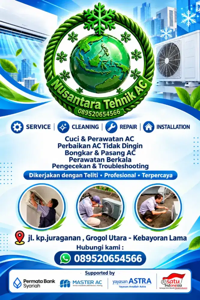 Service Ac,Mesin Cuci,Kulkas Dll...
