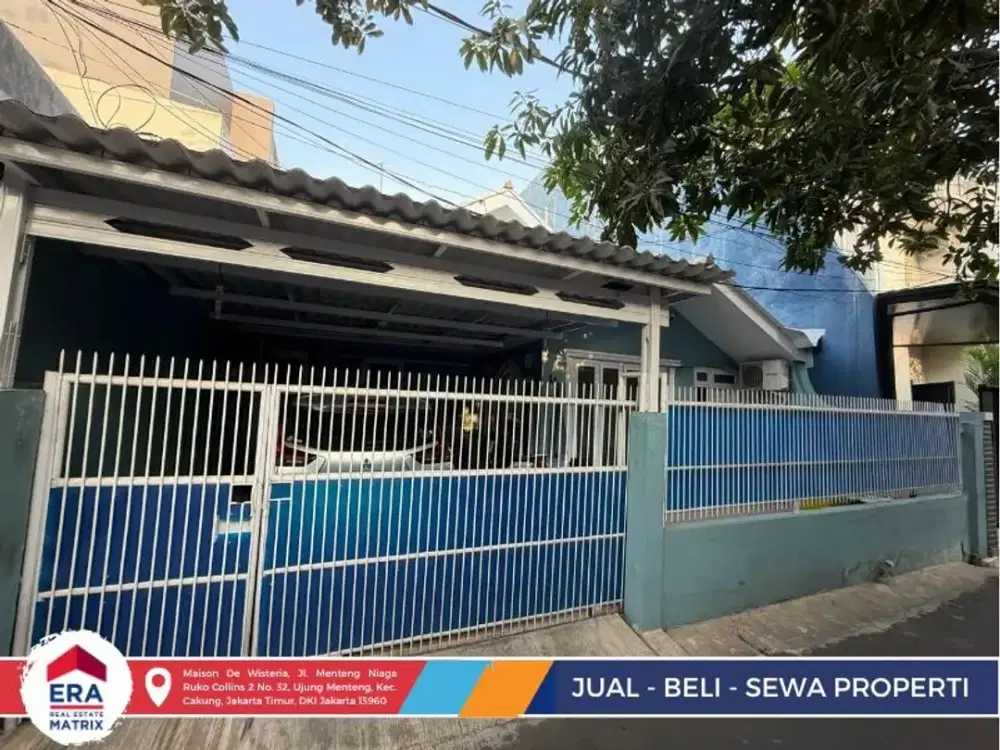 Jual Rumah Kebon Baru Tebet Jaksel, LT 143 m² dengan 5 Kamar Tidur, Halaman Depan dan Akses LRT, KRL & MRT