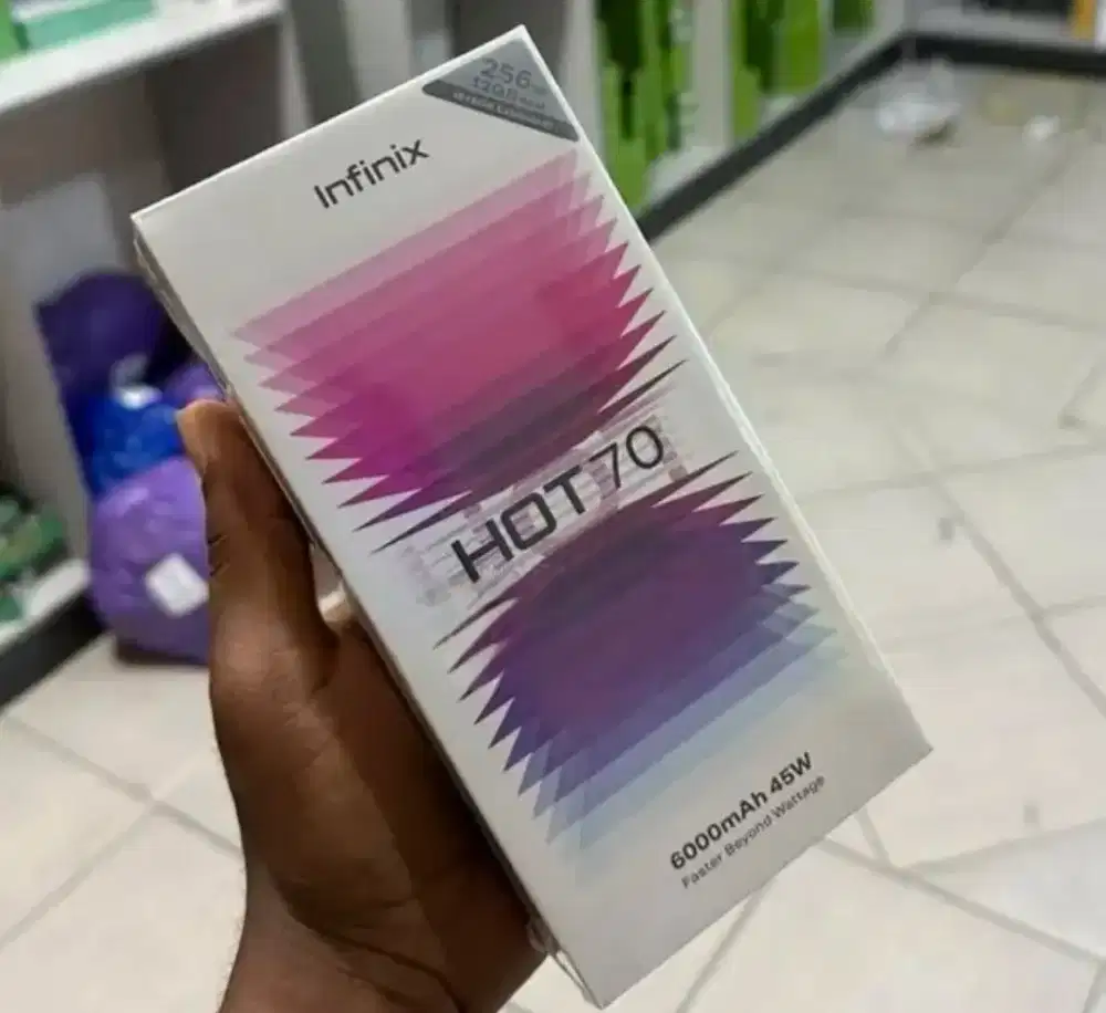 INFINIX HOT 70 6/256GB GARANSI RESMI 1 TAHUN