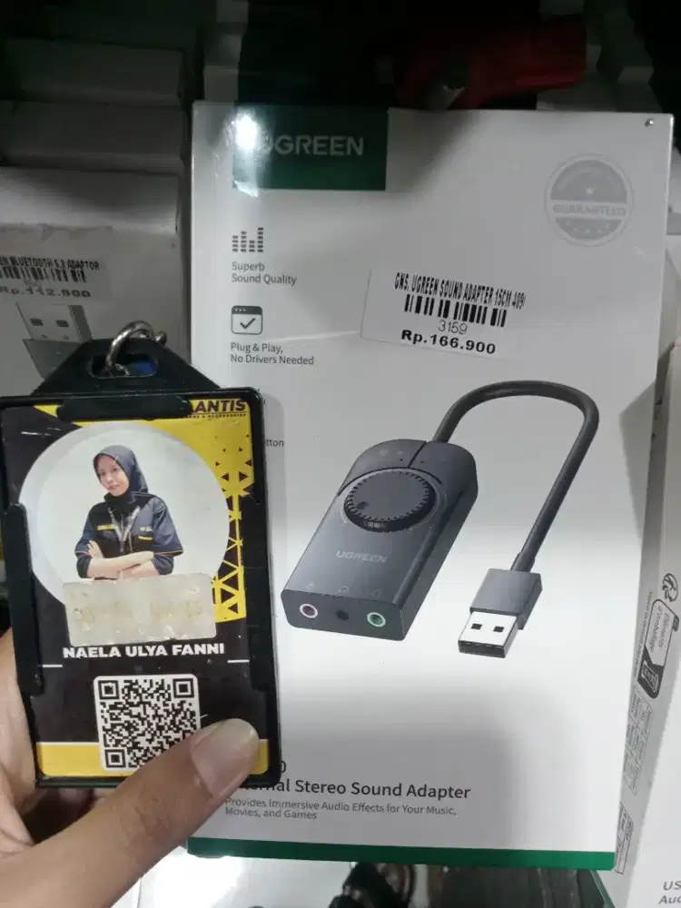 UGREEN SOUND ADAPTER 15CM| ATLANTIS DAHSYAT