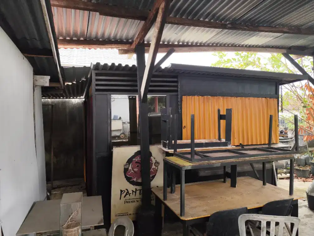 Booth/kios Jualan semi permanen