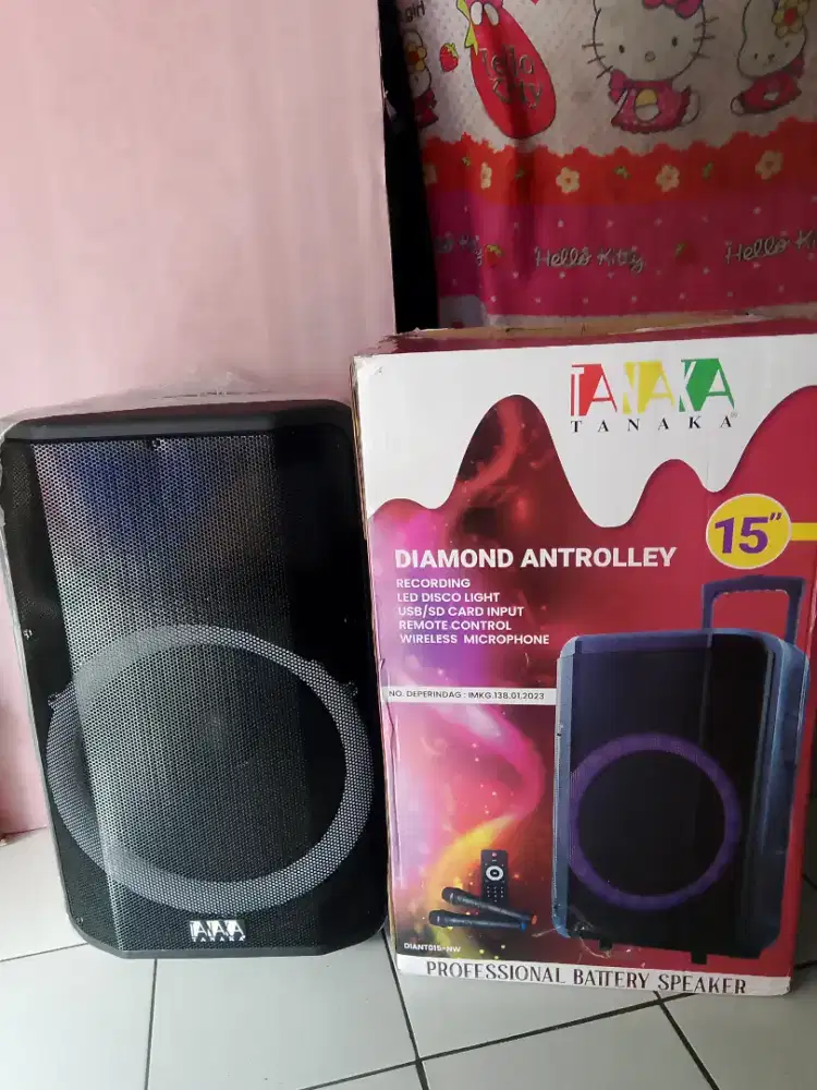 Speker karoke siap pakai bekas sperti baru Rp.3jt nego
