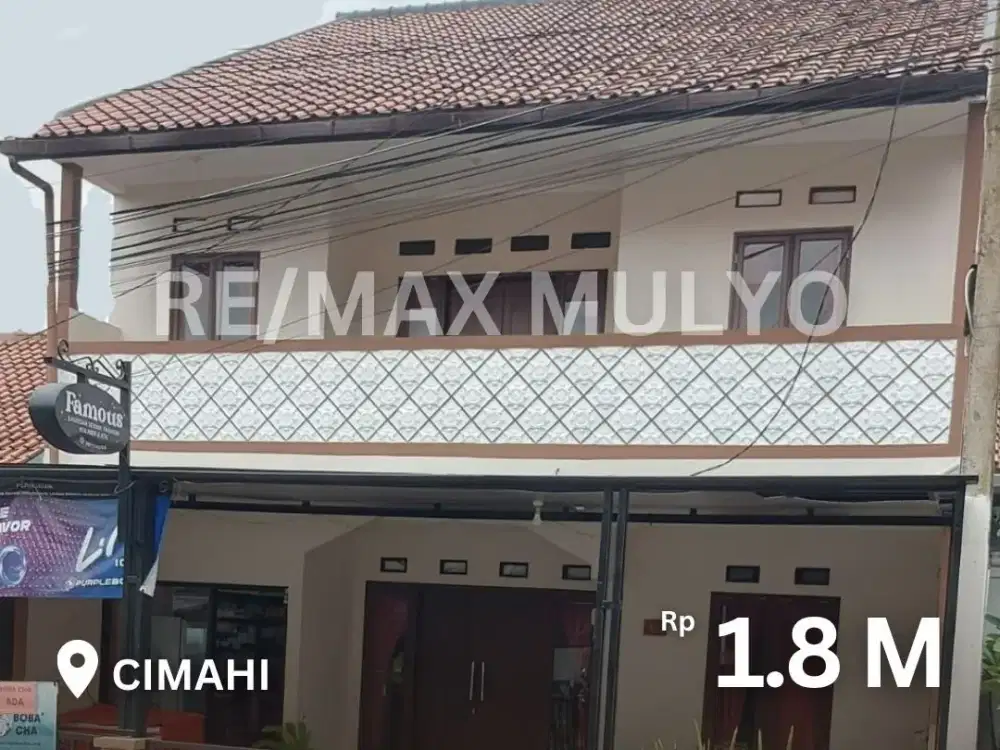 Dijual Rumah Siap Huni 2 Lantai Bisa Untuk Usaha Area Cimahi