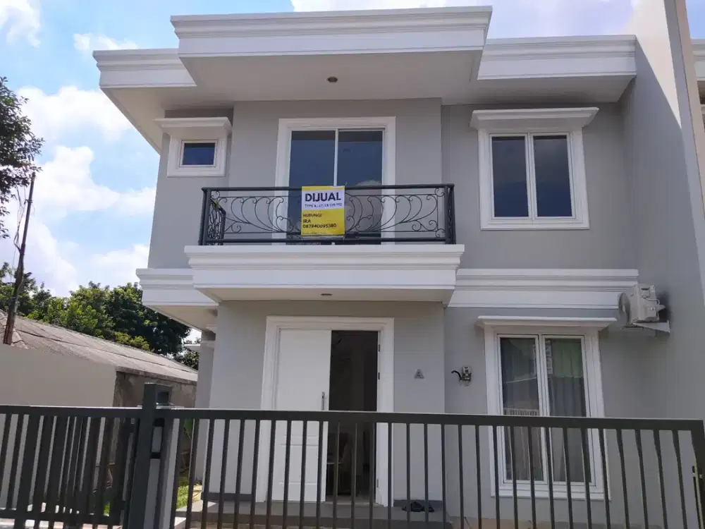 Cluster Exclusive Rumah Baru 2 Lantai Furnished di Cipayung, Jakarta Timur