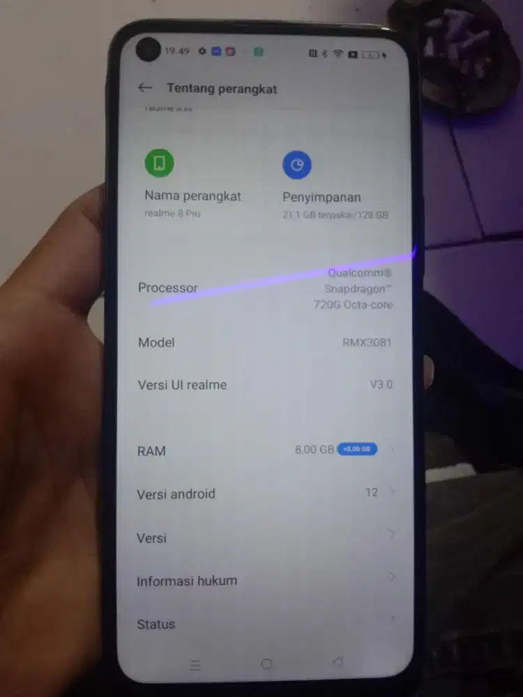 REALME 8 PRO 8+3+128GB