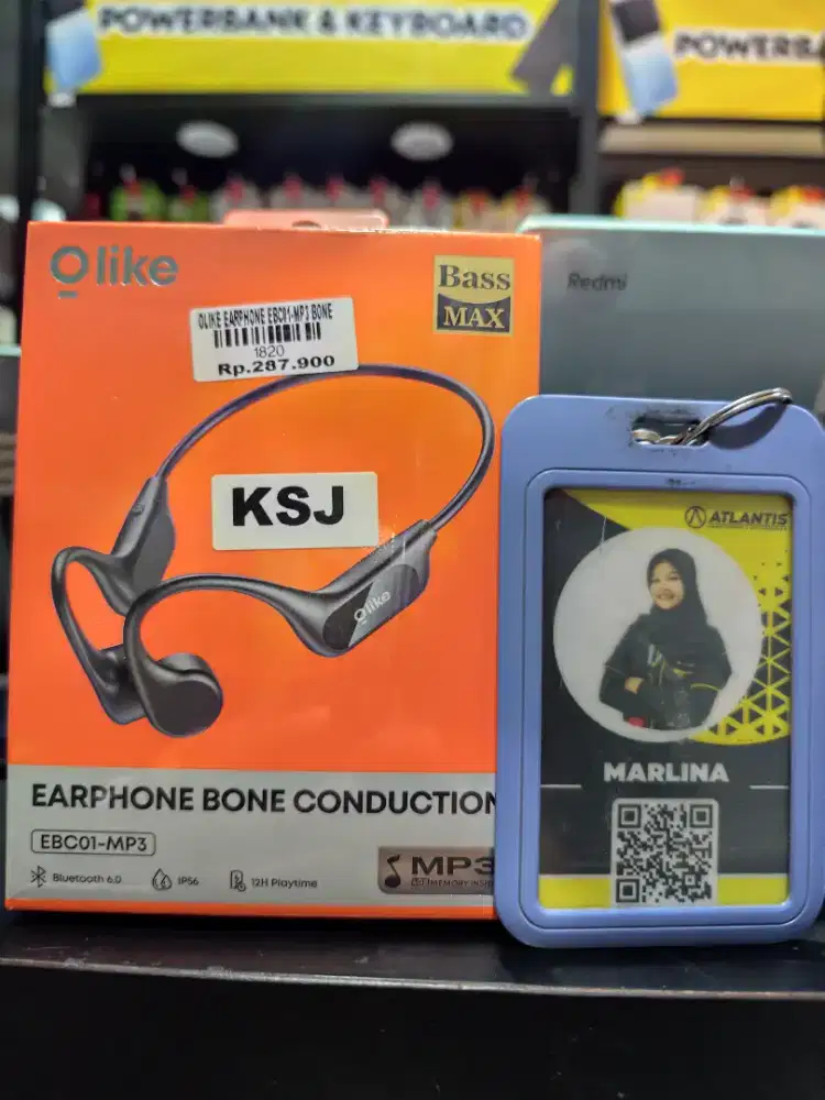 EARPHONE OLIKE EBC01-MP3 BONE | ATLANTIS DAHSYAT