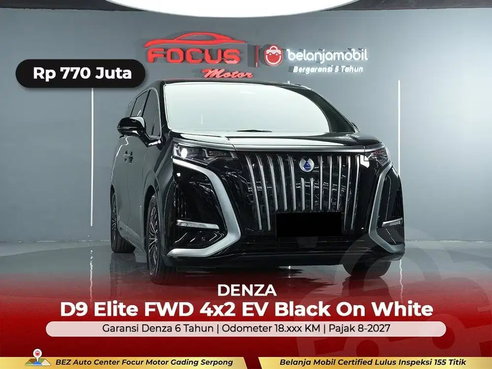 [ GARANSI 5THN ] Denza D9 D 9 Elite FWD 4x2 EV 2024/2025/2026