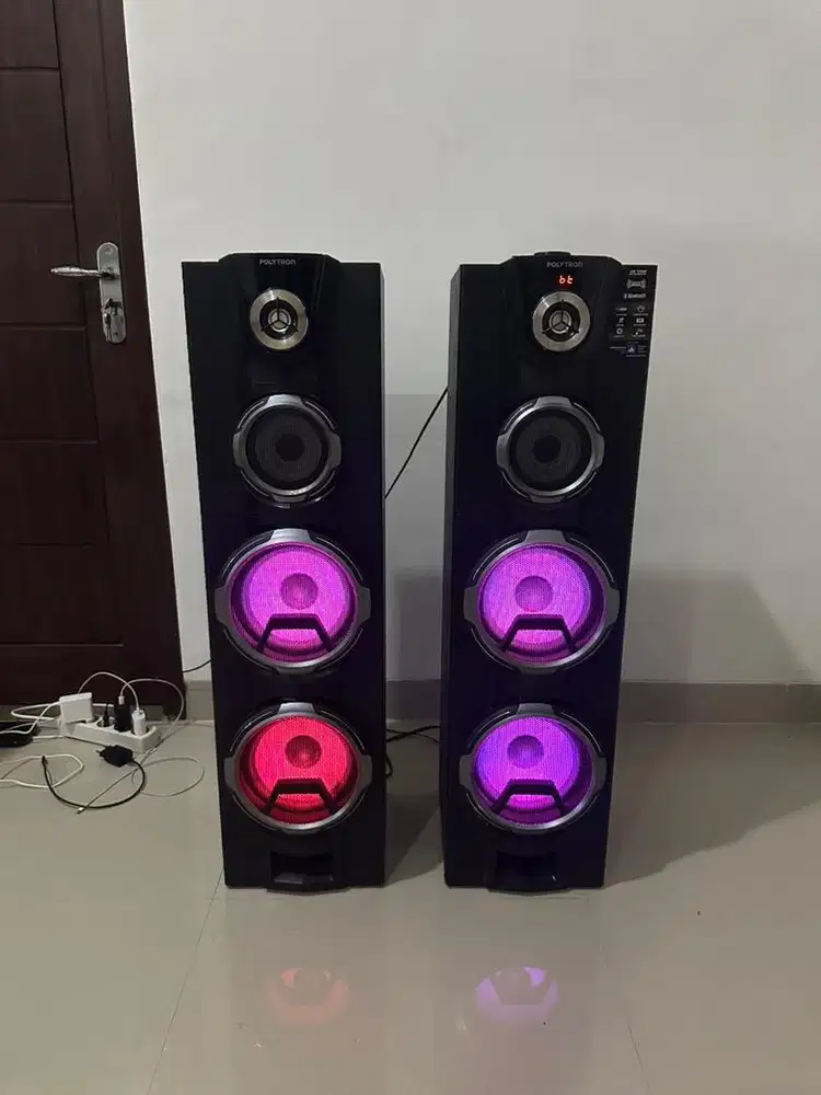 Speaker Aktif Polytron PAS 8FF22 Mulus + Bonus Mic Wireless