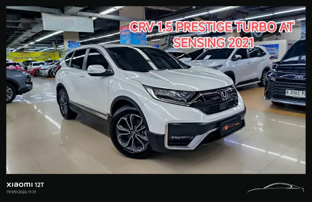 HONDA CRV 1.5 PRESTIGE TURBO SENSING AT 2021 KONDISI ISTIMEWA