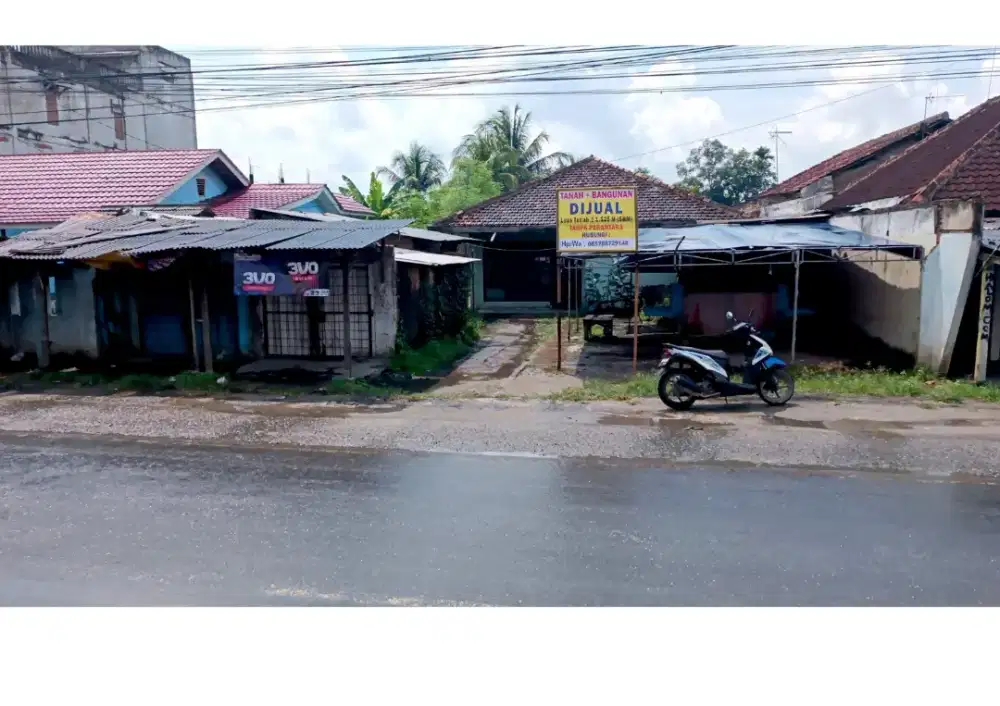 Dijual Tanah pas pinggir jalan, strategis