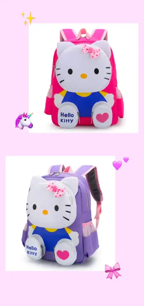 Tas Backpack School Bag/Tas Anak SD Cewek