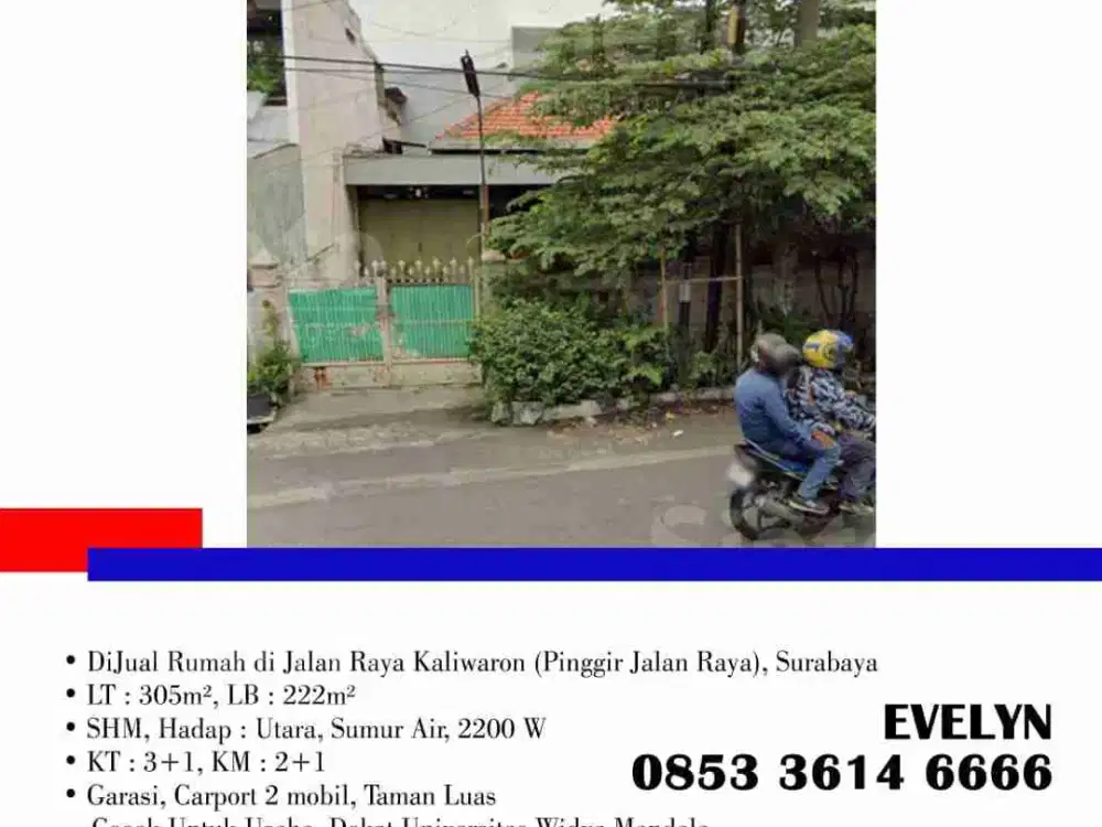 DiJual Rumah di Jalan Raya Kaliwaron