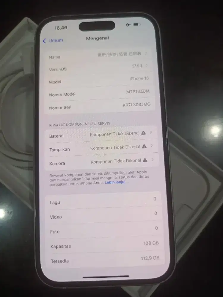 iphone 15 128gb wifi only mulus